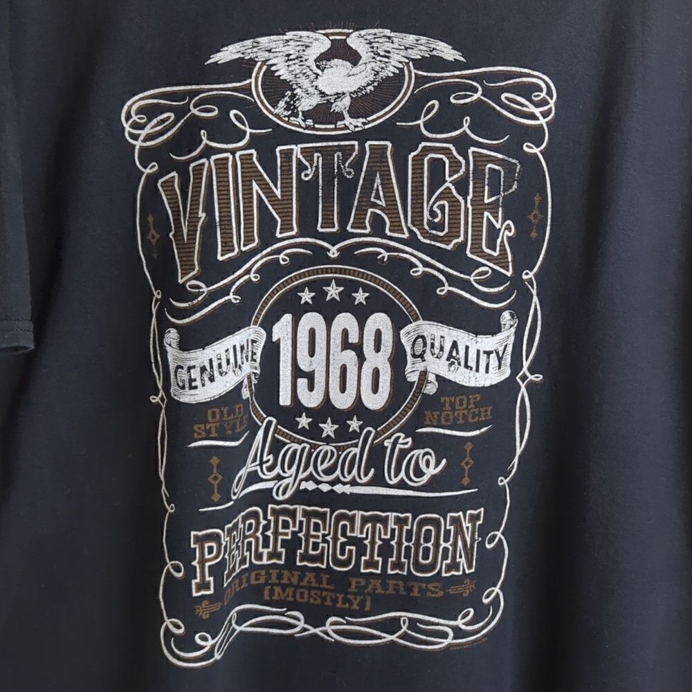 Birthday Tee Shirt for Dad Black 2XL